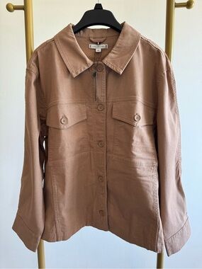 Tommy Hilfiger Tan Utility Jacket